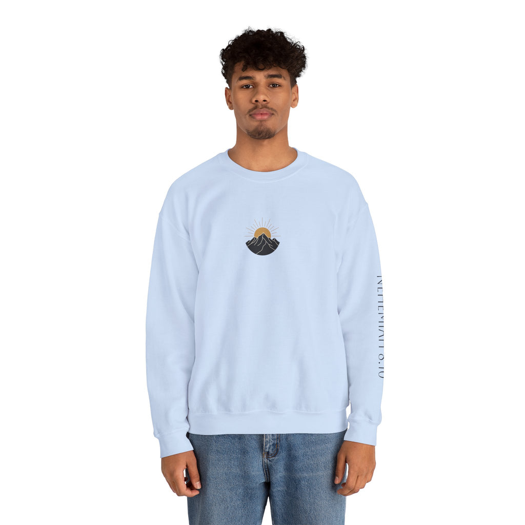 'The Joy of the Lord Is My Strength' — unisex printed crewneck sweatshirt