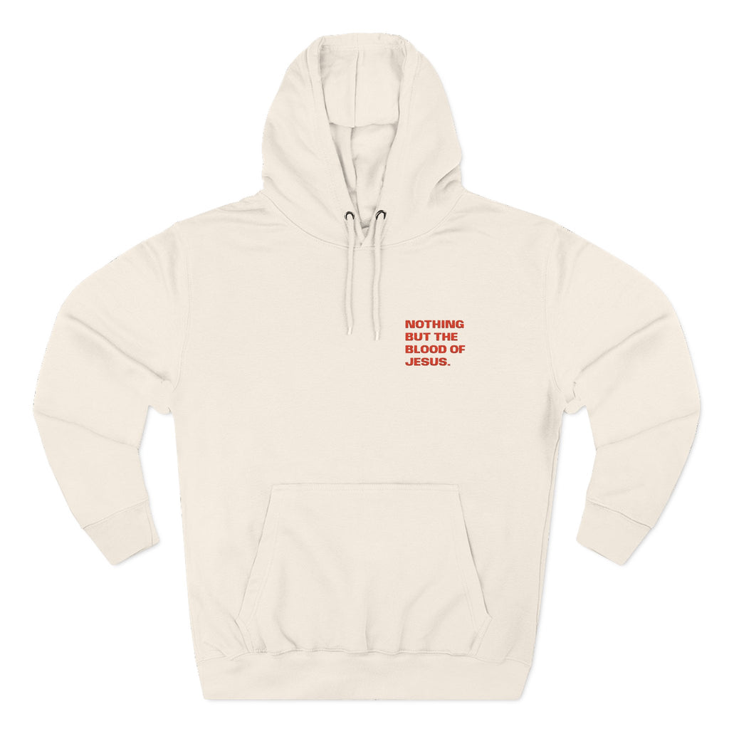 'Nothing But The Blood' — unisex embroidered pullover hoodie