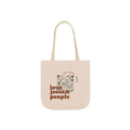 'Love Jesus & People' —  canvas tote, market bag