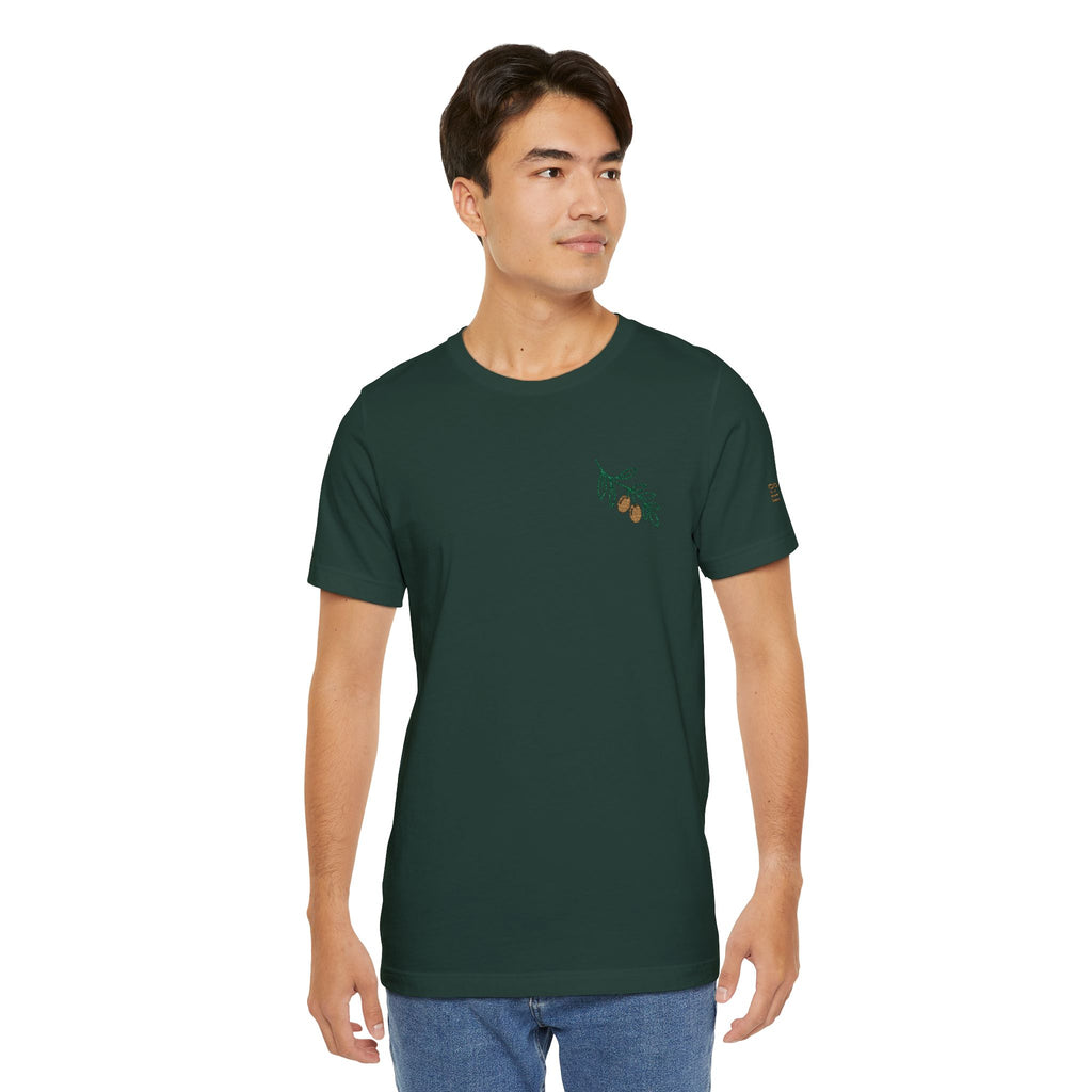 Olive Branch — unisex embroidered graphic t-shirt
