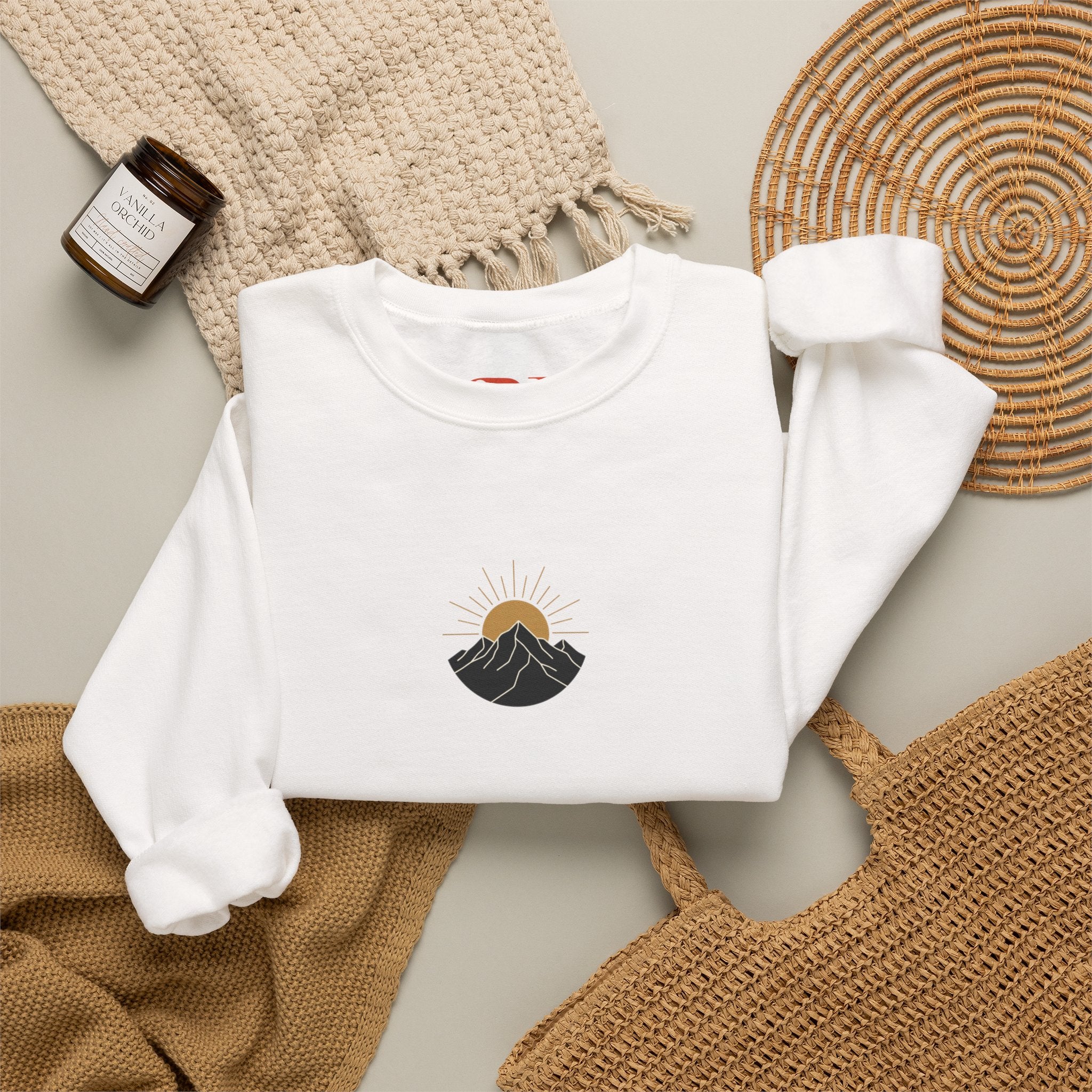 'The Joy of the Lord Is My Strength' — unisex printed crewneck sweatshirt