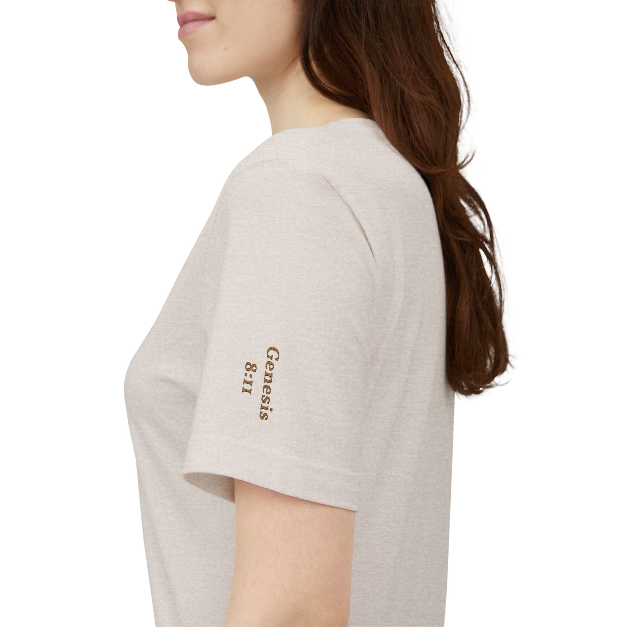 Olive Branch — unisex embroidered graphic t-shirt