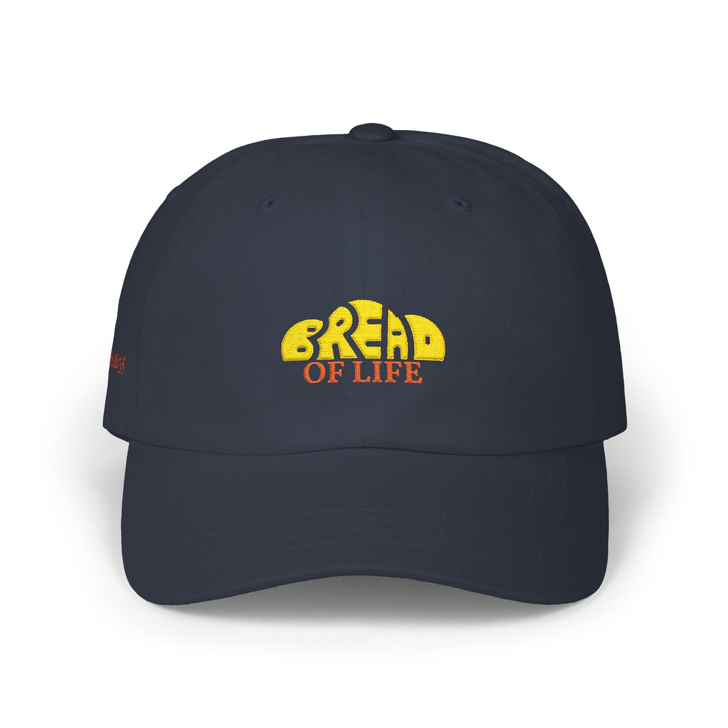 'Bread of Life' — unisex embroidered white baseball hat dad cap