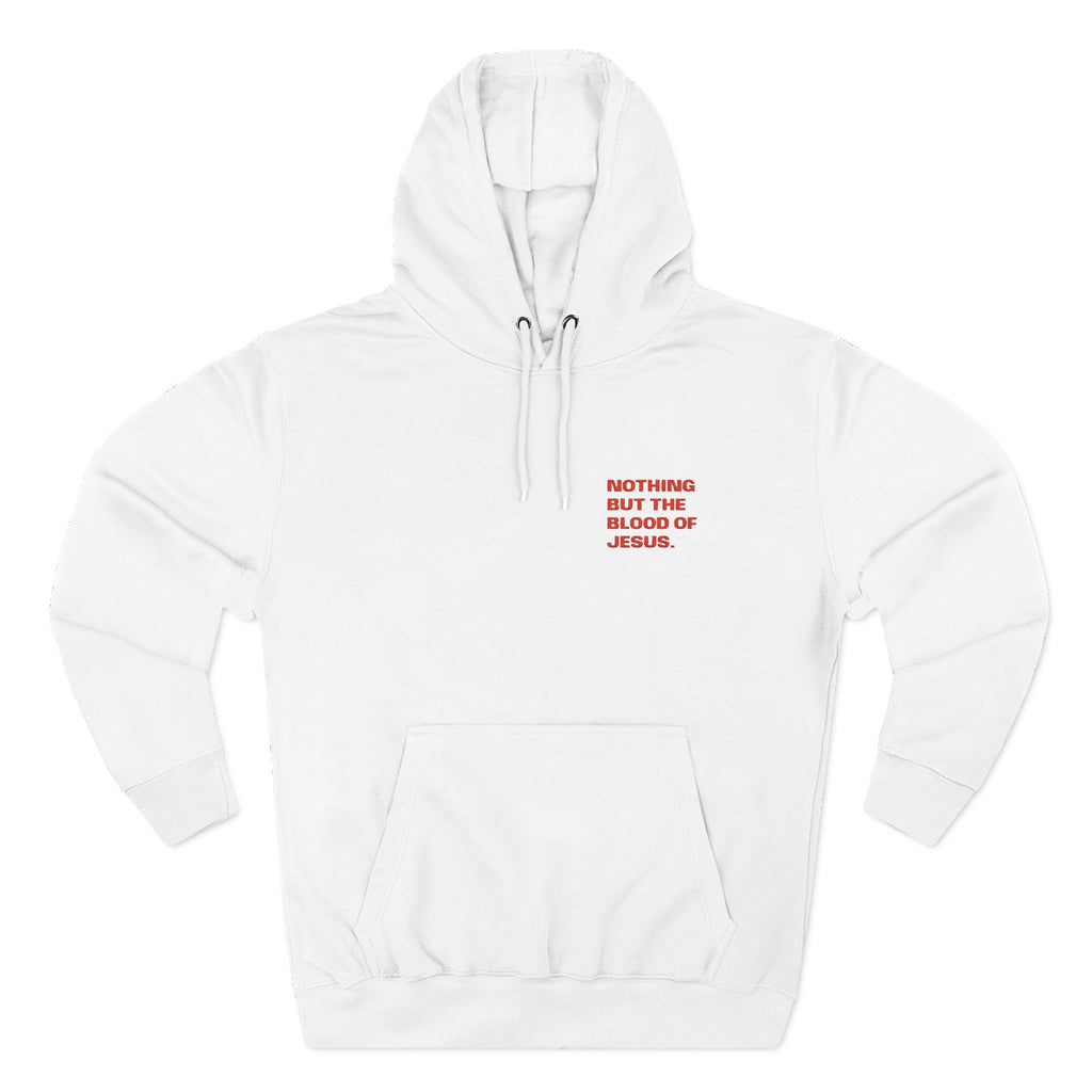 'Nothing But The Blood' — unisex embroidered pullover hoodie
