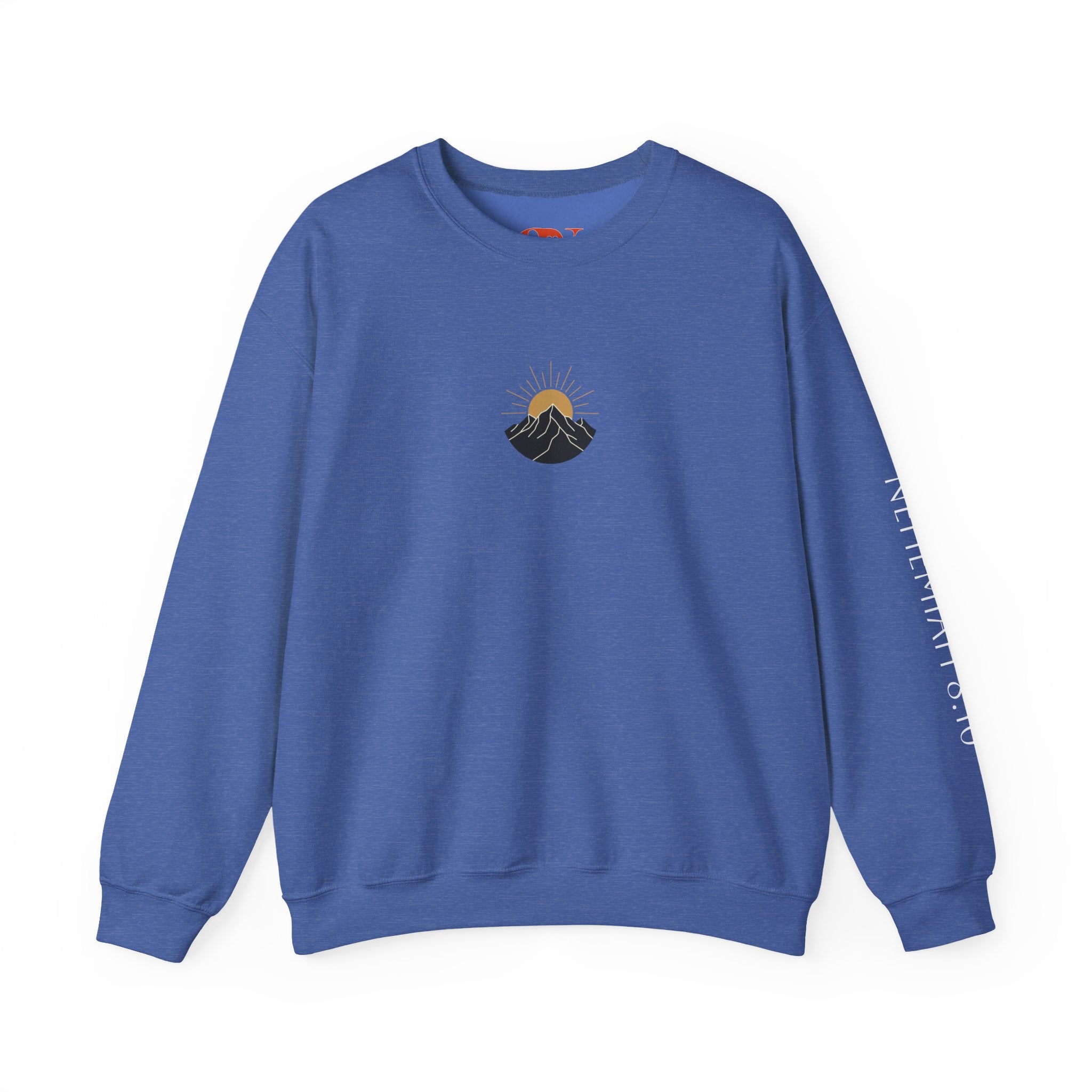 'The Joy of the Lord Is My Strength' — unisex printed crewneck sweatshirt