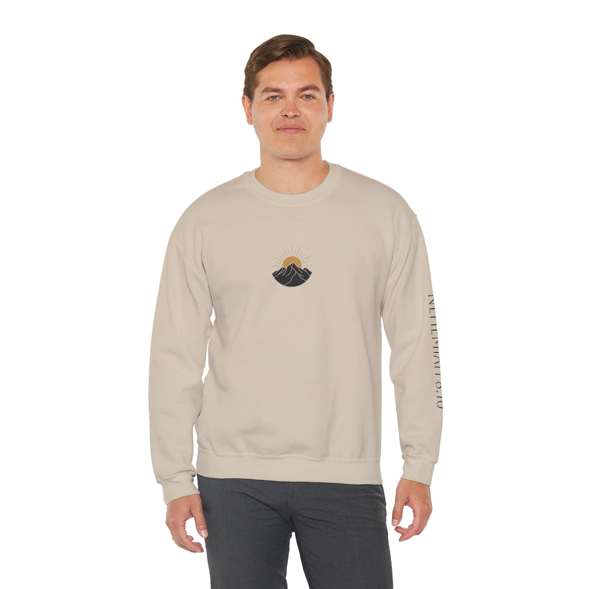 'The Joy of the Lord Is My Strength' — unisex printed crewneck sweatshirt