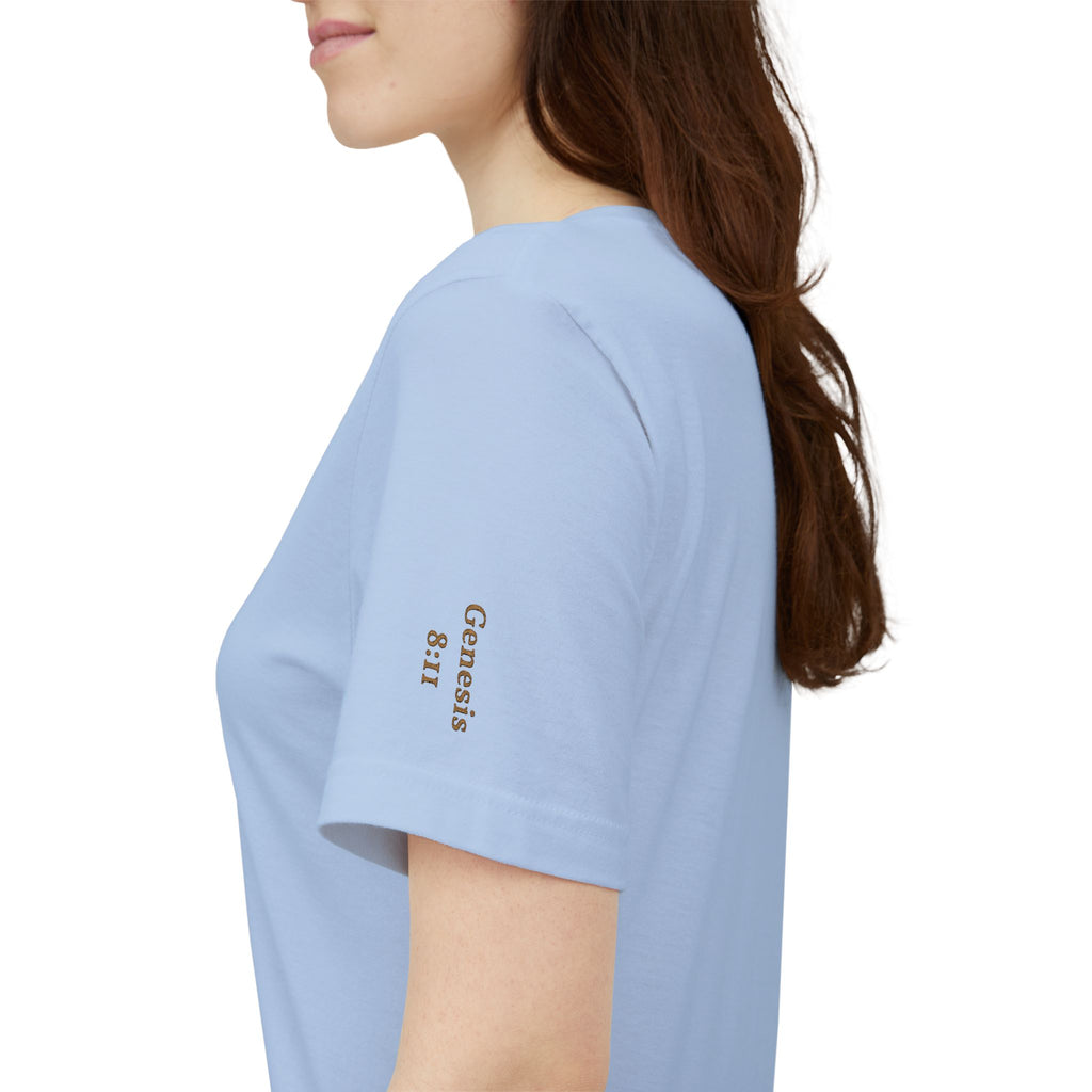 Olive Branch — unisex embroidered graphic t-shirt