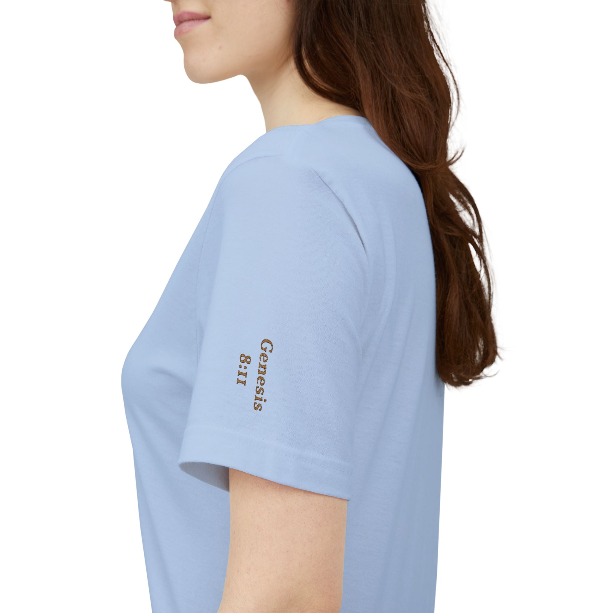 Olive Branch — unisex embroidered graphic t-shirt