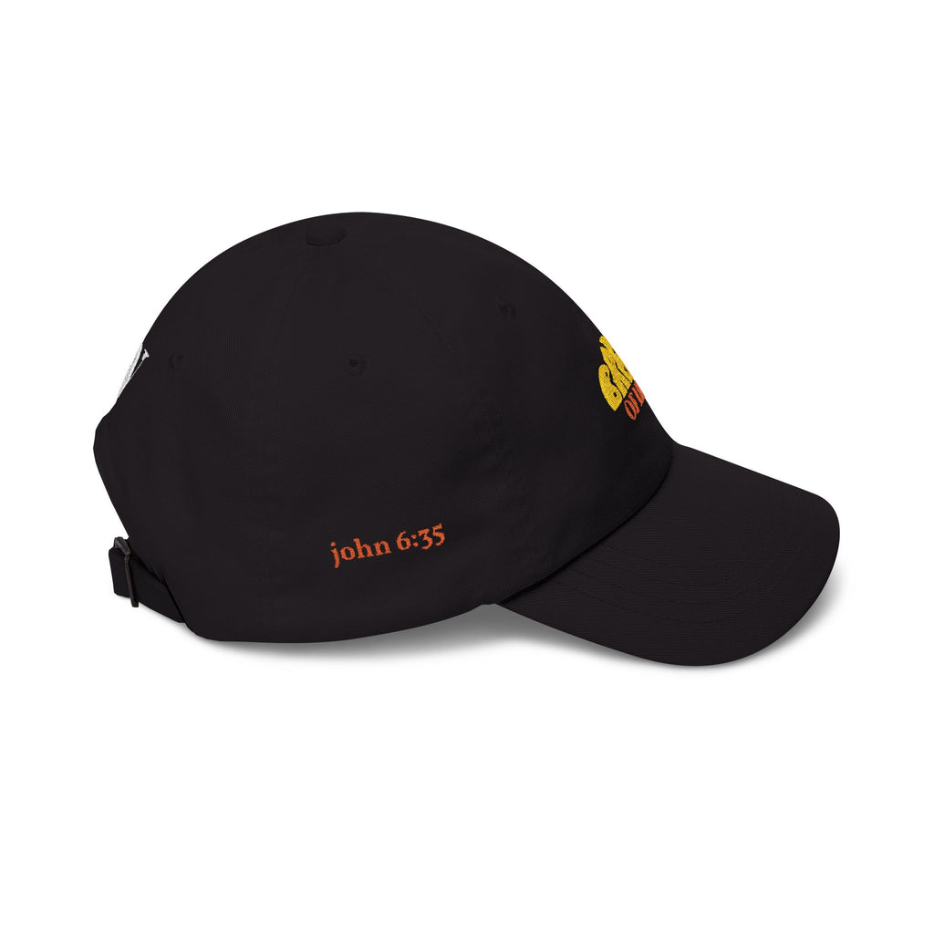 'Bread of Life' — unisex embroidered white baseball hat dad cap