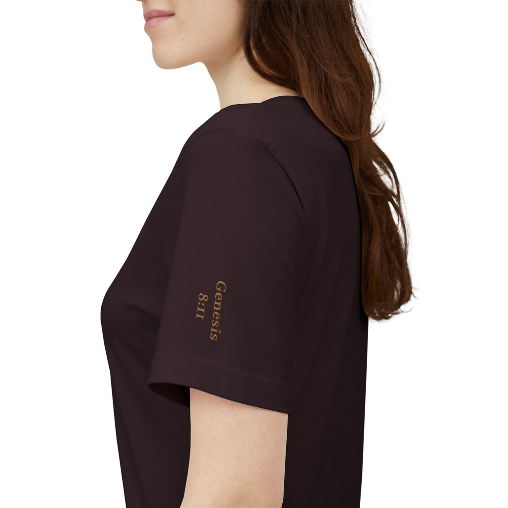 Olive Branch — unisex embroidered graphic t-shirt
