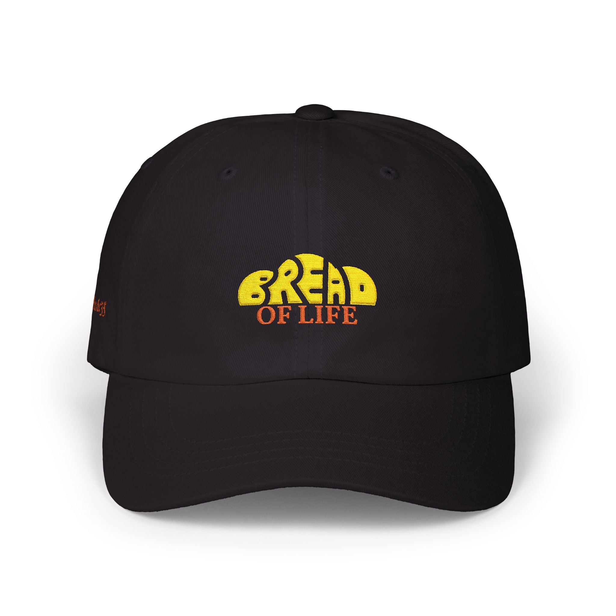 'Bread of Life' — unisex embroidered white baseball hat dad cap