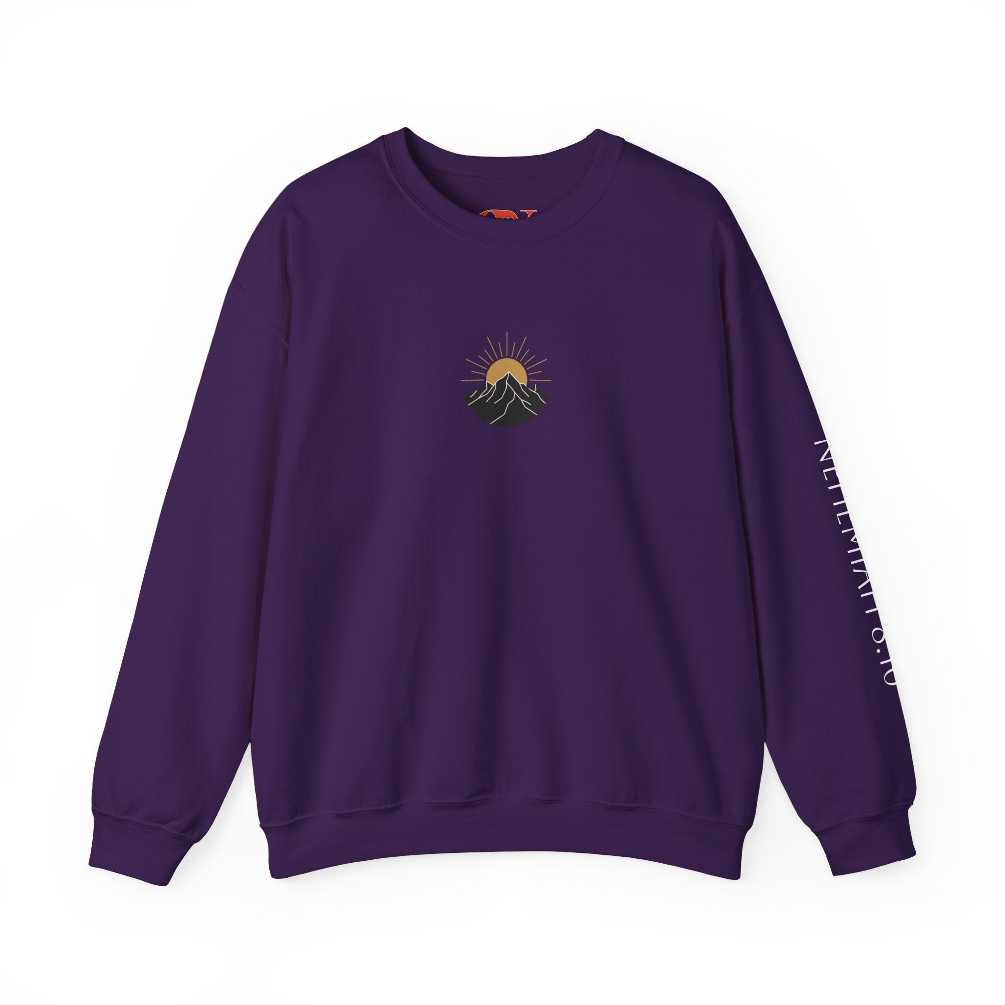 'The Joy of the Lord Is My Strength' — unisex printed crewneck sweatshirt
