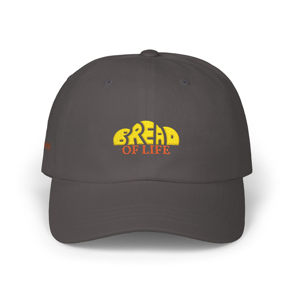 'Bread of Life' — unisex embroidered white baseball hat dad cap