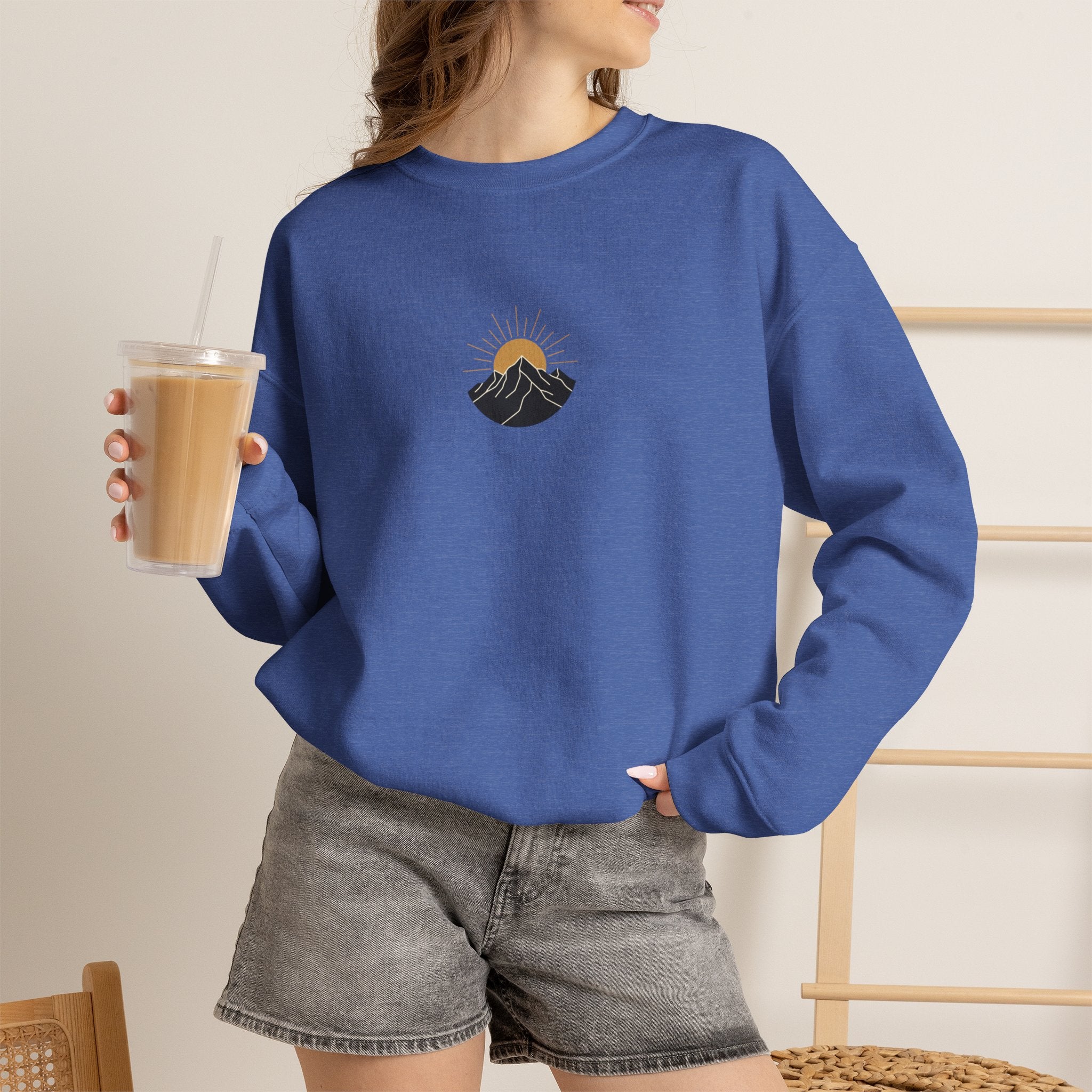 'The Joy of the Lord Is My Strength' — unisex printed crewneck sweatshirt