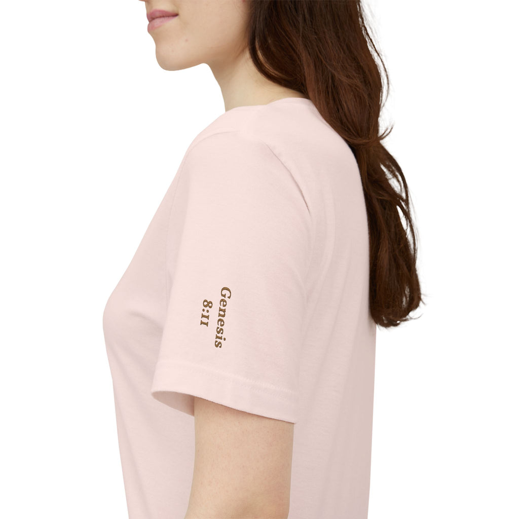 Olive Branch — unisex embroidered graphic t-shirt