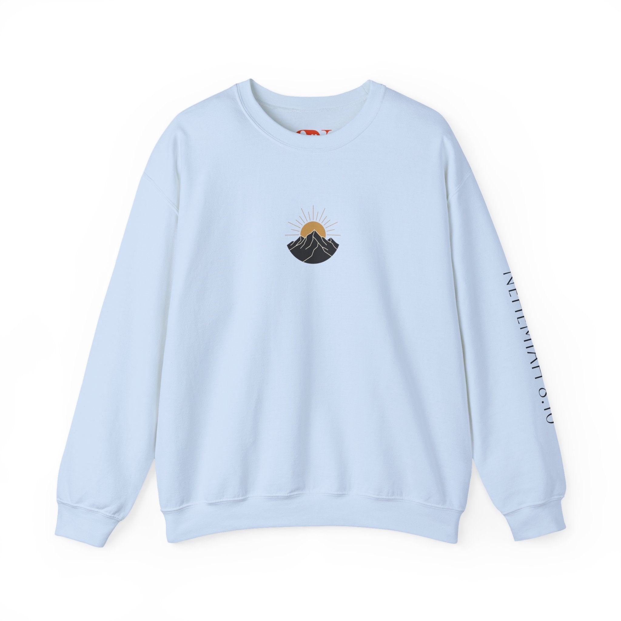 'The Joy of the Lord Is My Strength' — unisex printed crewneck sweatshirt