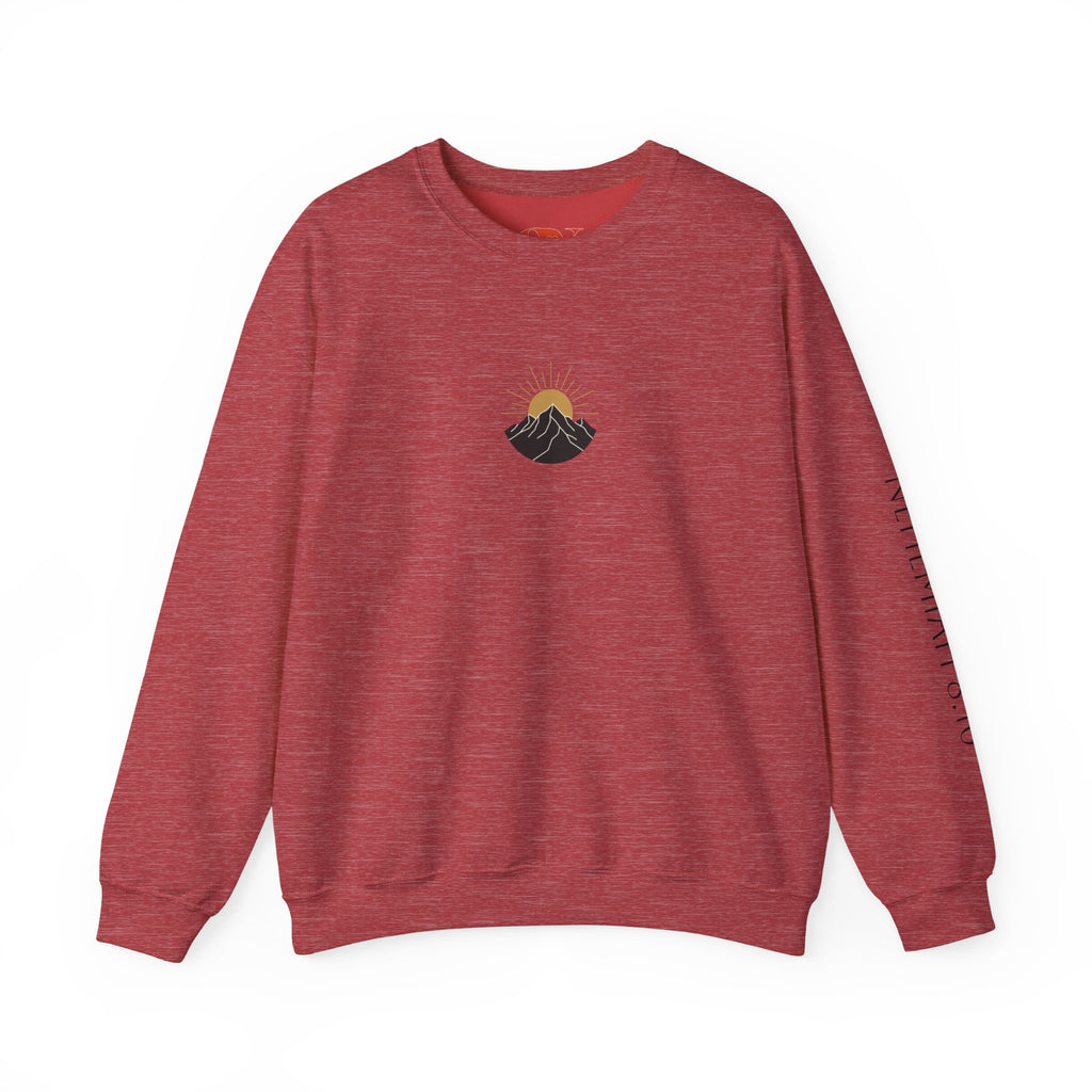 'The Joy of the Lord Is My Strength' — unisex printed crewneck sweatshirt