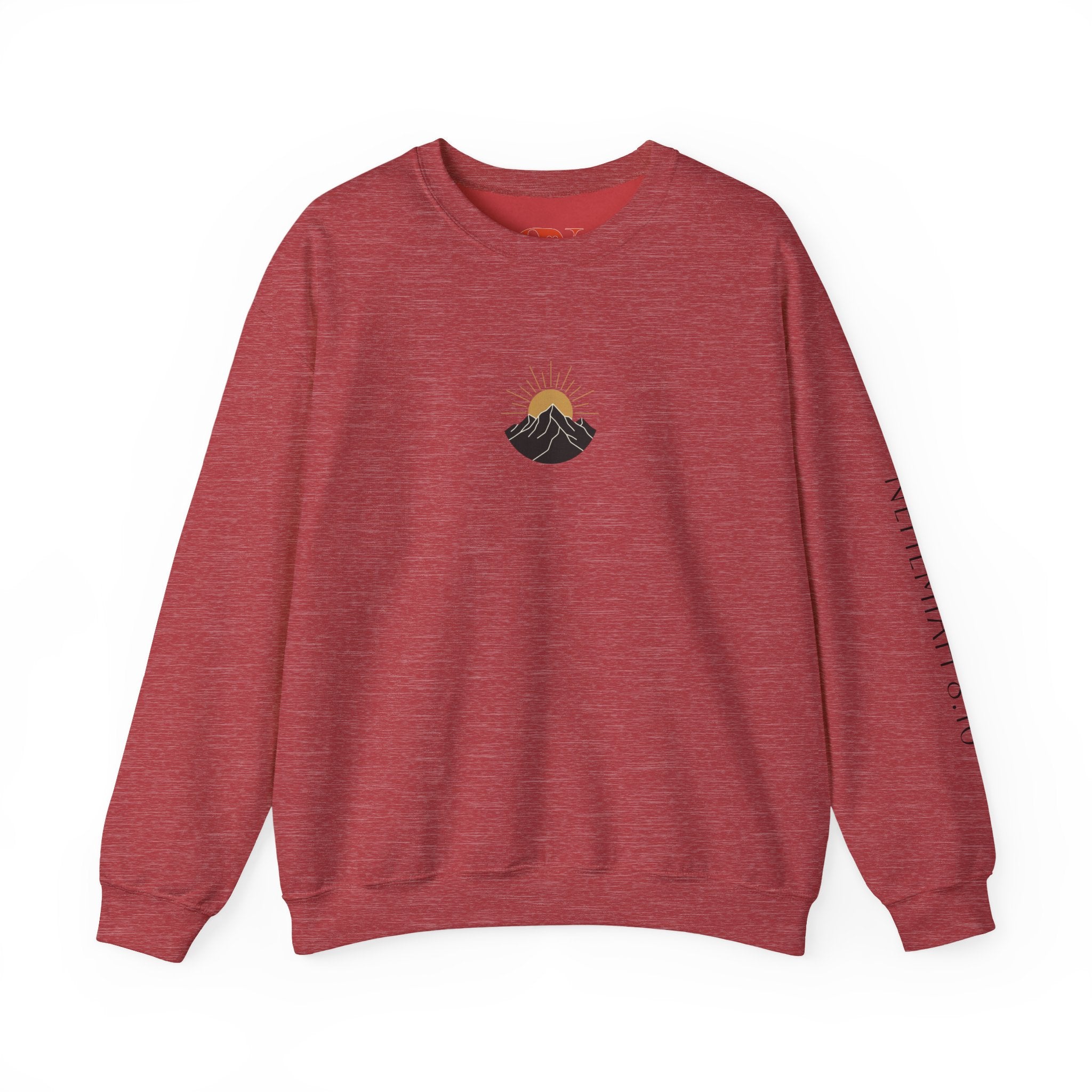'The Joy of the Lord Is My Strength' — unisex printed crewneck sweatshirt