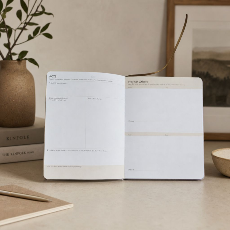 V1 Standard Journal — hardbound, blank, front internal pocket, bookmark ribbon